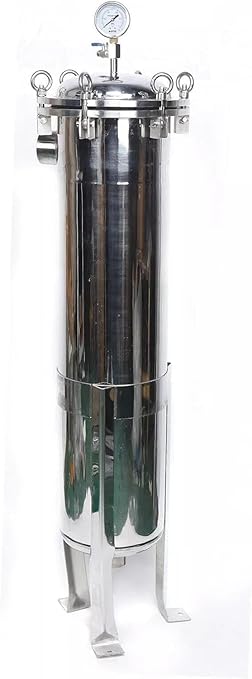 304 Stainless Steel Filter Bag Housing 150PSI Multi-Purpose Bag Filtering by Unknown