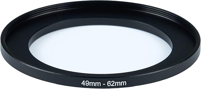 49mm Lens to 62mm Camera Lens Adapter 49mm to 62mm Step Up Ring Adapter Ring - Image 2