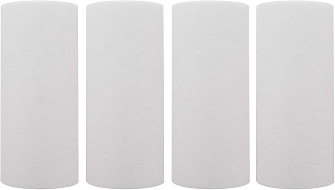 Tier1 20 Micron 10 Inch x 4.5 Inch | 4-Pack Spun Wound Polypropylene Whole by Tier1