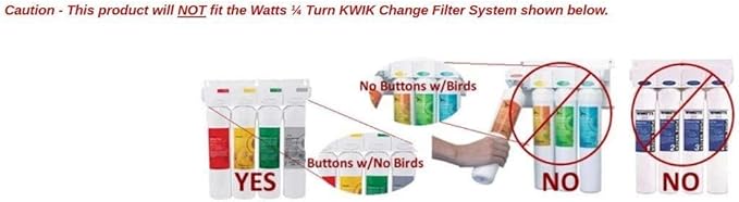 Watts Premier 1R-1Y-1B-1G RO-Pure Push Button Replacement Filter Kit - Image 5