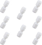 Push to Connect Fittings for Reverse Osmosis Water Filter 1/4" Equal Straight by ESHIONG