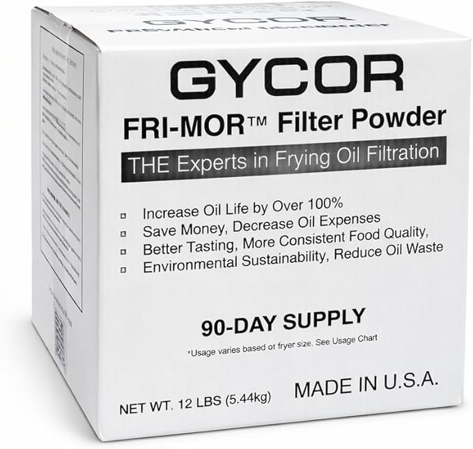 FRI-MOR™ Commercial Deep Fryer Oil Filter Powder – Oil Saver & Extender - Image 2