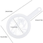 Kitchen Ultra-Fine Nylon Mesh Strainer I Plastic Sieve Fine Mesh Filter Spoon - Image 8