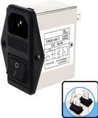 IEC Power Filter, Inlet Power Socket, IEC Socket Power Filter - Image 2