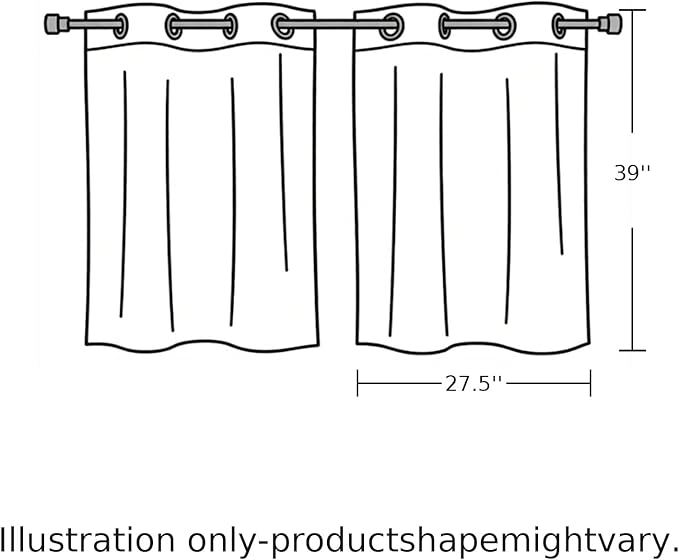 2 Panel Kitchen Cafe Curtains, Desert Camels Sunlight Filtering Nature Air - Image 9