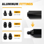 BARTOO Universal 50MM 100 Micron Inline Fuel Filter - Image 5