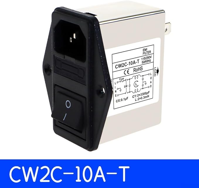 IEC Power Filter, Inlet Power Socket, IEC Socket Power Filter - Image 4