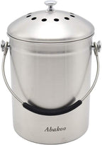 Abakoo Stainless Steel Compost Bin by Abakoo