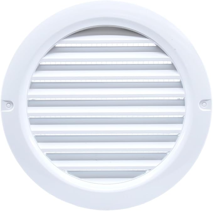 VENTS-US - 4" White Round Plastic Vent Cover - Compatible with 4 Inch Diameter - Image 6