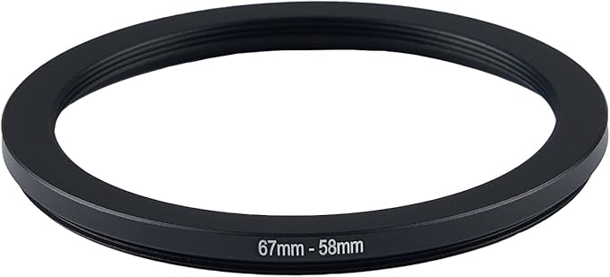 67mm Lens to 58mm Camera Lens Adapter 67mm to 58mm Step Down Ring Adapter Ring - Image 2