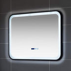 Bathroom Mirror with LED Light and Demister Pad Wall Mounted Mirror Makeup - Image 3