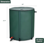 Goplus 60 Gallon Collapsible Rain Barrel, Portable Rain Barrels to Collect - Image 7