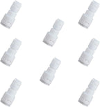 Reducing Straight RO Water Filter Union Connector, NSF Certified Plastic Push by ESHIONG