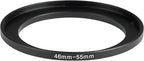 46-55mm Metal Step-Up Ring Adapter Compatible - Image 3