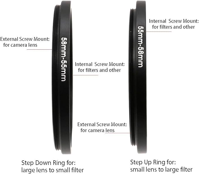 95 to 77mm Metal Step Rings, 95mm to 77mm Step Down Ring Filter Ring Adapter - Image 7