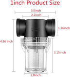 Sediment Filter Pressure Washer Filter Stainless Steel Filter 40Mesh Screen - Image 2