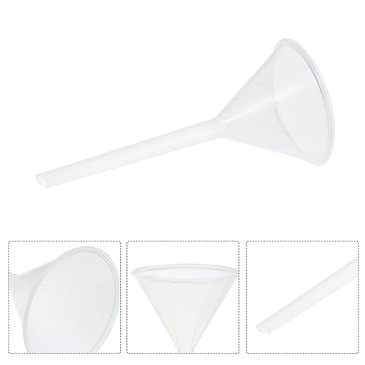 Veemoon 10pcs 75mm Plastic Triangle Filling Funnels Pp Scientific Laboratory - Image 4