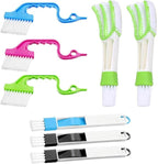 8pcs Window Groove Cleaning Brush Set Wet and Dry Scrubber Brushes by HOOTNEE