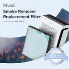 LEVOIT Vital 100S-P Air Purifier Smoke Remover Replacement Filter, Genuine - Image 2