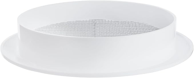 White 5" Inch Round Ventilation Grille - Image 6