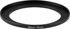 58-72mm Metal Step-Up/Down Ring Adapter Compatible - Image 3