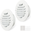 4 Inch Round Air Vent Covers, LouanXpert Stainless Steel Soffit Vent Covers by LouanXpert