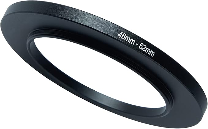 46mm to 62mm Step-Up Ring Filter Adapter by BETUYESS