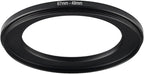 67mm to 49mm Step-up Adapter Rings Filter Adapter Black Metal Step Down Filter by Unknown