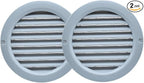 VENTS-US - 4" Round Plastic Vent Cover in Light Grey - Compatible with 4 Inch by VENTS-US