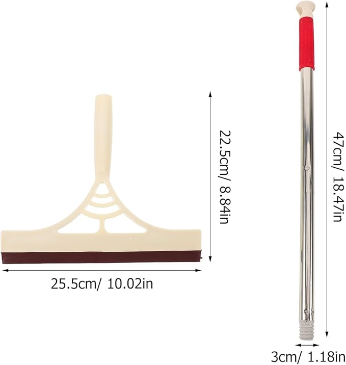 Multifunctional Glass Squeegee and Window Scrubber - Image 2