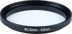 40.5mm Lens to 43mm Camera Lens Adapter 40.5mm to 43mm Step Up Ring Adapter Ring - Image 2