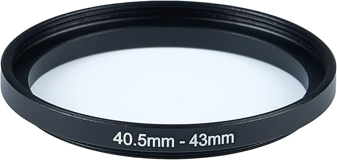 40.5mm Lens to 43mm Camera Lens Adapter 40.5mm to 43mm Step Up Ring Adapter Ring - Image 2