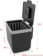 Glad Compost Bin for Kitchen, 1.5 Gallon | Plastic Container - Image 6