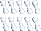 1/4 inch O.D. Tube Straight Union Quick Connect fittings RO Water Filters set by YZMSZ