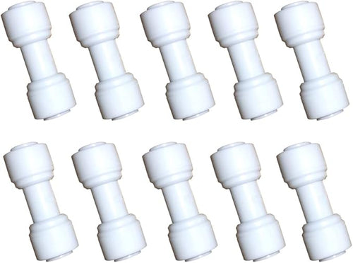 1/4 inch O.D. Tube Straight Union Quick Connect fittings RO Water Filters set by YZMSZ