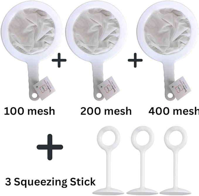 Kitchen Ultra-Fine Nylon Mesh Strainer I Filter Spoon Sieve - Image 2