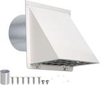 4 Inch Dryer Vent Cover Outside by JYINCPED