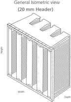 Synthetic Mini Pleat Rigid V-Bank Air Filter 24x24x12 – MERV 15 ASHRAE 52.2 - Image 6