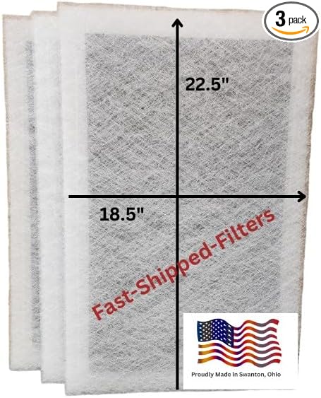 Fast-Shipped-Filters 3 Pack 20x25 Replacement Filter Pads Compatible by Unknown