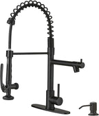 Fapully Commercial Pull Down Kitchen Sink Faucet by Fapully