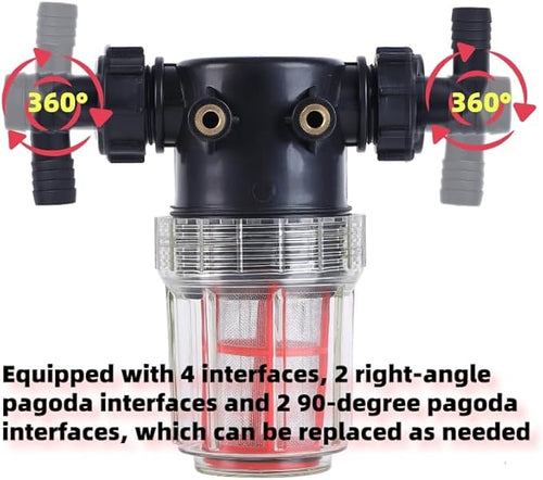 3/4''1/2''hose barb filter, sedimentation filter accessories - Image 2