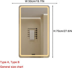 Bathroom Mirror with LED Lights，Bathroom Led Mirror ，Backlit Bathroom Mirror - Image 2