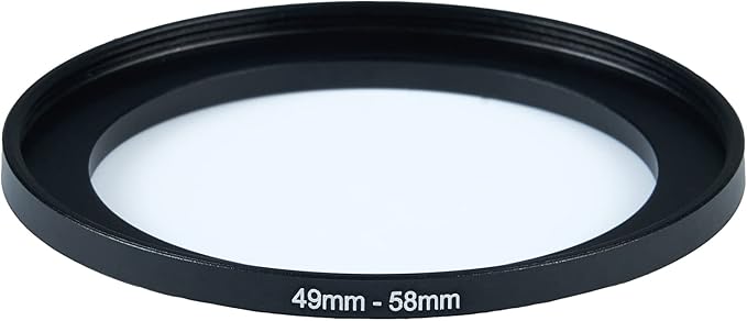 49mm to 58mm Step-Up Ring Filter Adapter - Image 2
