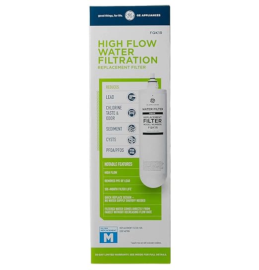 GE Single Stage Under Sink Replacement Filter, Fits GE GXK140TNN and GXULQK by GEAppliances