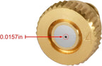 KUWAN 0.016" Orifice Thread UNC 10/24 Brass Misting Nozzles Low Pressure - Image 2
