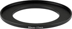 55-77mm Metal Step-Up/Down Ring Adapter Compatible - Image 3