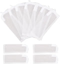 BOXOB 10pcs Aquarium Filter Media Bags, 100 Micron Extra Fine Media Filter by BOXOB