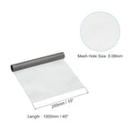 PATIKIL 40" L x 10" W Woven Wire Mesh, 200 Mesh 316L Stainless Steel Air Vent - Image 2
