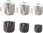 Outdoor Succulent Plantpot Cactus Plant Container Cement Flowerpot Container - Image 3