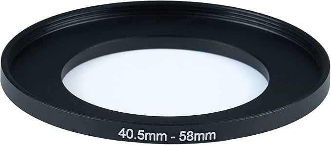 40.5mm to 58mm Step-Up Ring Filter Adapter - Image 2
